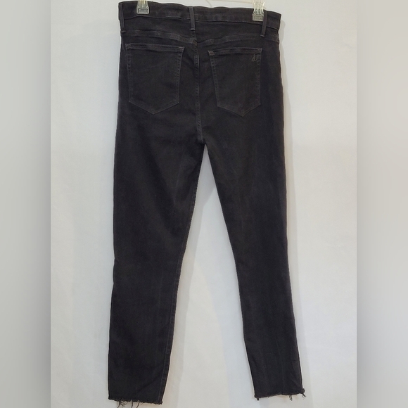 Sam Edelman The Stiletto High Rise Crop Black Washed Skinny Jeans - Size 12 / 31 - Picture 4 of 12